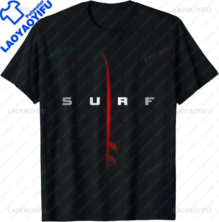 Vêtements de surf - T-shirt de surf pour homme, hauts streetwear, t-shirts graphiques, t-shirts vint