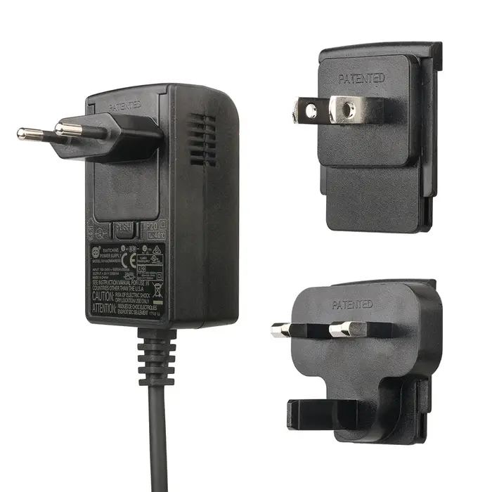 Adaptateur d'alimentation pour tondeuse à cheveux pour hommes, chargeur rapide, prise européenne et 