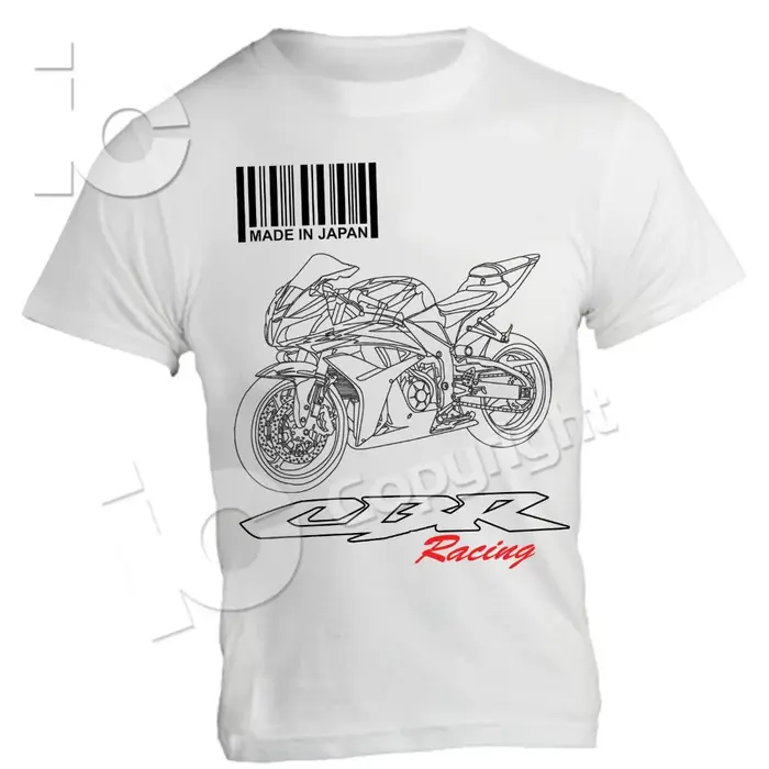 Offre spéciale, T-Shirt Super mode pour Moto, motocross, Hon CBR 600 RR, courses, Circuit Strada Mot