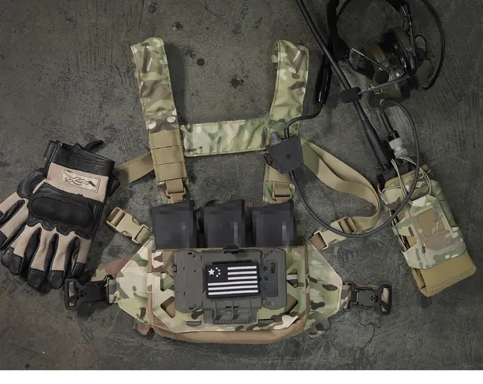 Sac tactique multifonctionnel étanche pour hommes - Bandoulière, Sac Poitrine, Sac Épaule, Ceinture - Pour Chasse, Airsoft et Activités Tactiques