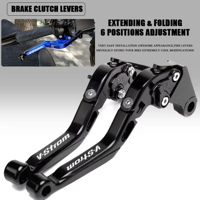 Leviers d'embrayage de frein pliables extensibles réglables pour moto, poignée pour DL650 V-Strom XT