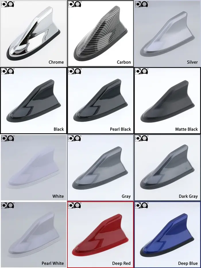 Antenne voiture requin étanche signal renforcé peinture piano Volkswagen VW Polo Van Variant accessoire auto
