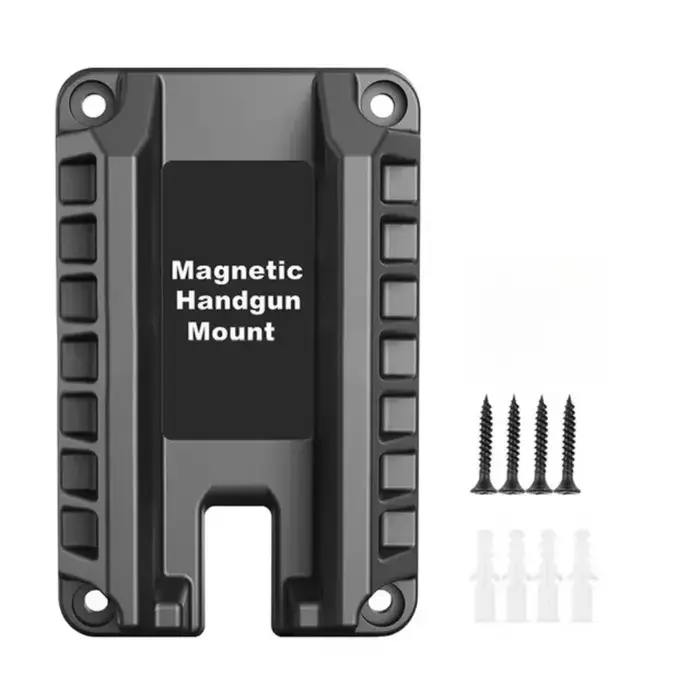Porte-pistolet magnétique portable : conception cachée à traction rapide pour voitures et maisons - 