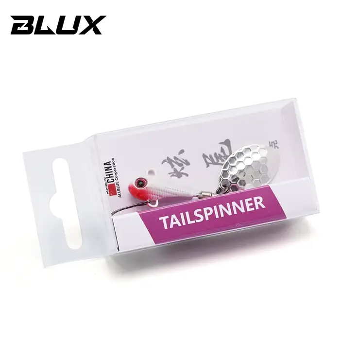 Leurres de pêche BLUX SPINTAIL 4.5g 7g 11g queue magnétique spinner shad vibration métal cuivre perche