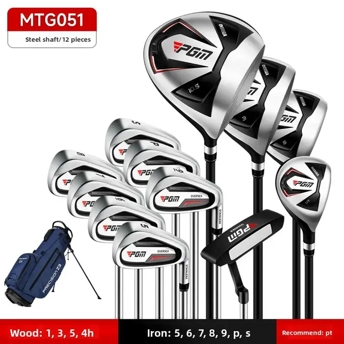 Ensemble de clubs de golf pour hommes, un ensemble complet de clubs combinés pour droitier et gauche