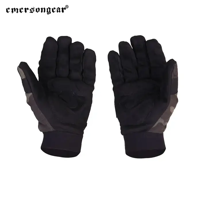 Gants camouflage légers EmersonGear EM8726 chasse airsoft combat tactique protection mains camping