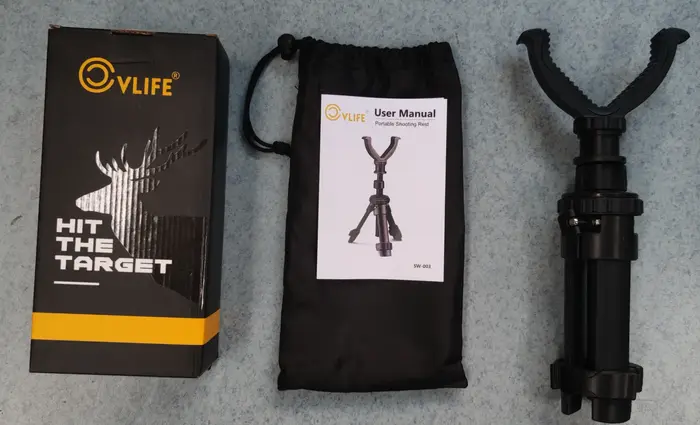 Cvlife tir repos hauteur réglable Hauteur à 360 degrés vybétille vyoke stand de fusil portable pour 