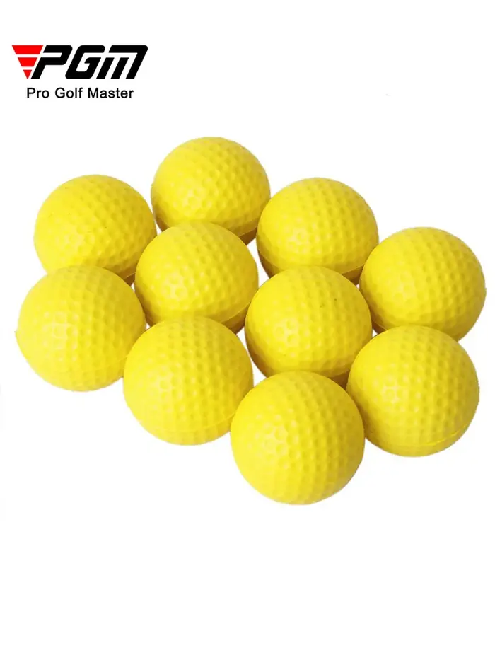 PGM 10 pièces balles de Golf lumière intérieure extérieure formation pratique Golf sport éponge élas