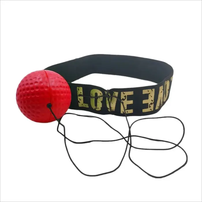 Ballon de vitesse MMA pour entraînement de réflexe, à fixer sur la tête, en PU, pour la maison, équi