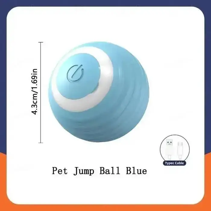 Balle de jeu pour animaux de compagnie, balle de jeu automatique pour chien, balle intelligente USB 