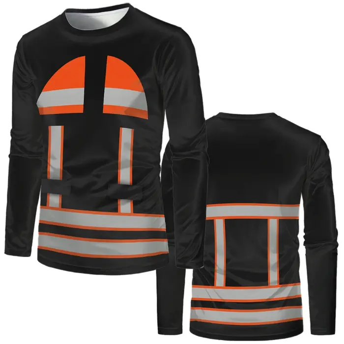 Vêtements de travail été respirant hommes T-shirt impression 3D Style camionneur sécurité transport 