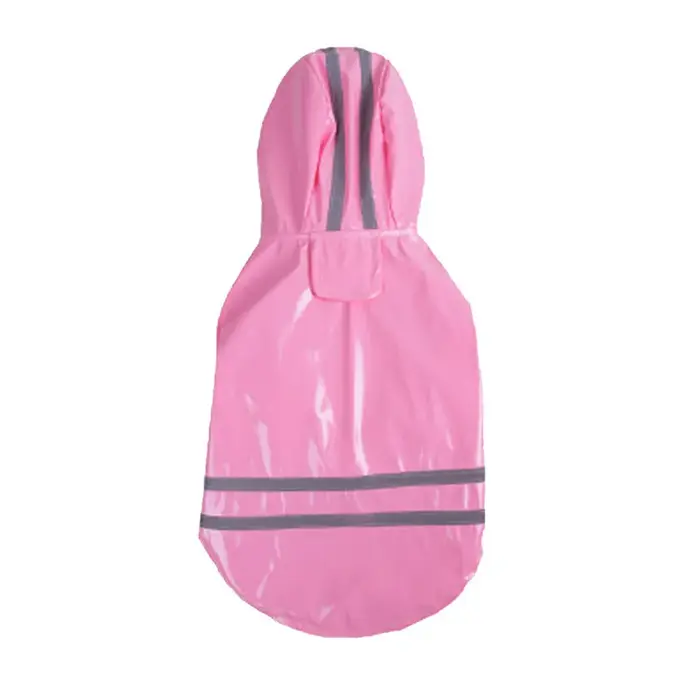 Imperméable pour chien avec capuche en PU, veste de pluie pour extérieur, tailles S-XL pour chiens e