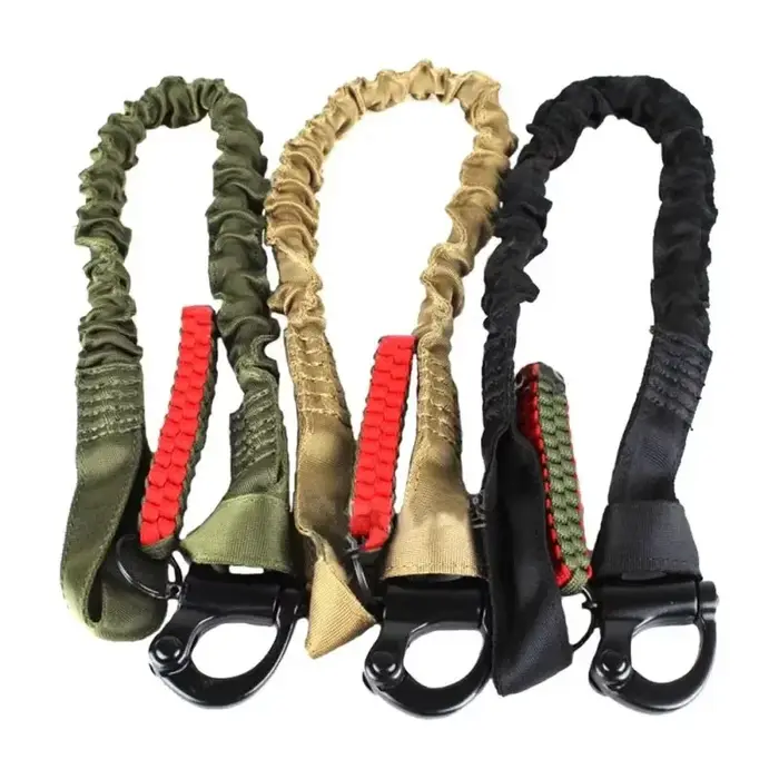 Sangle sécurité fusil libération rapide 2025 chasse nylon corde élastique bungee