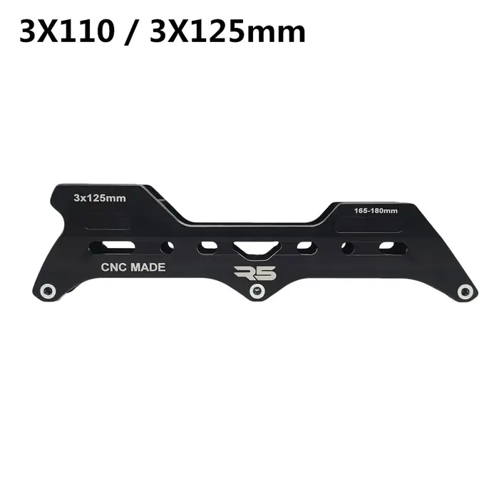 R5 Blance 3*110mm 246mm 3*125mm 260mm patins à roues alignées cadre pour patins Slalom convertir en 