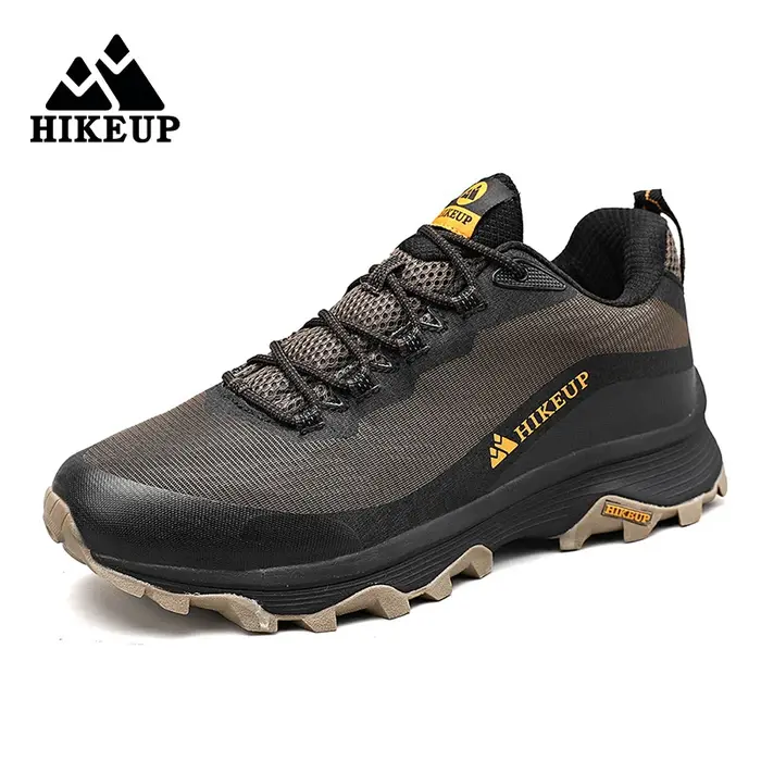 HIKEUP-Chaussures de Course Antidérapantes pour Homme et Femme, Baskets de Randonnée, de Camping, de