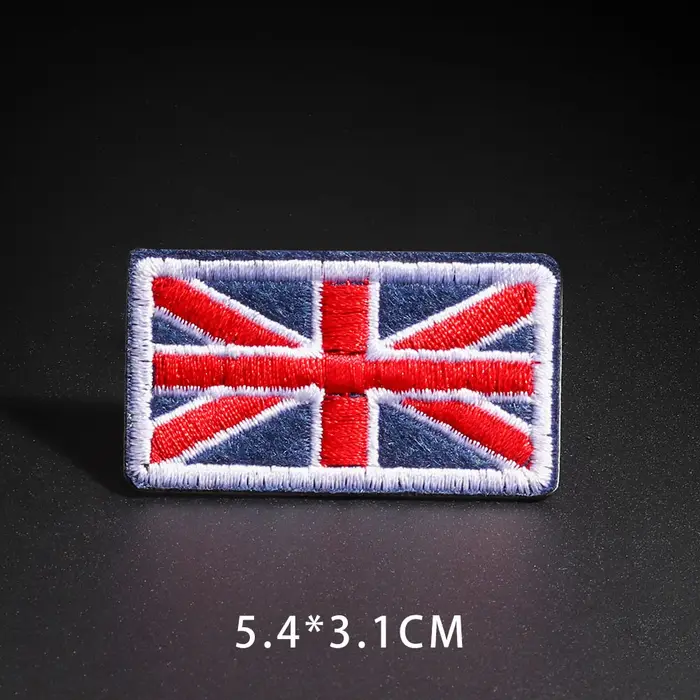 Patchs Brodés au Bras National de France, Accessoires Autocollants, Danemark ge, Broderie Militaire,