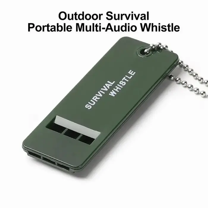 Sifflet de survie à trois fréquences pour randonnée camping chasse activités de plein air