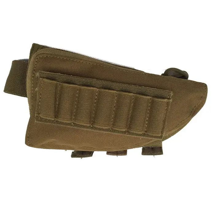 Repose-tempe pour crosse de fusil, rembourrage de rehaussement, pochette tactique MOLLE, porte-carto