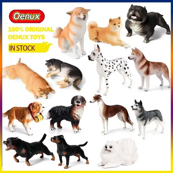 Nouvelles figurines de chiots de simulation pour collection : Shiba Inu