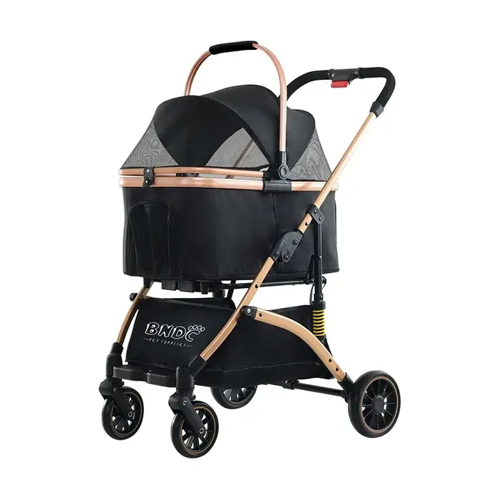 Poussette de luxe pour grands chiens 2024, adaptée à l'exploration en plein air avec votre animal de