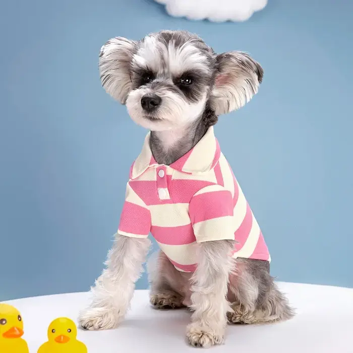 Vêtements pour chiens de compagnie pour petits et moyens chiens, Polo à la mode pour chiots, T-Shirt
