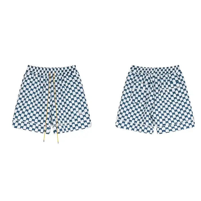 Shorts Rhude de haute qualité avec lettres brodées, amples et décontractés, pour hommes et femmes, m
