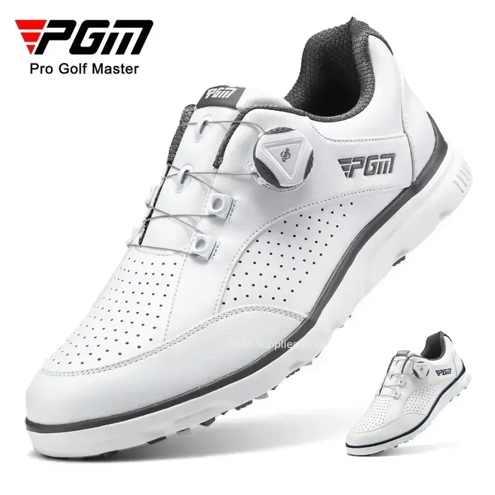 PGM hommes chaussures de Golf bouton lacets anti-dérapant latéral imperméable hommes chaussures de s