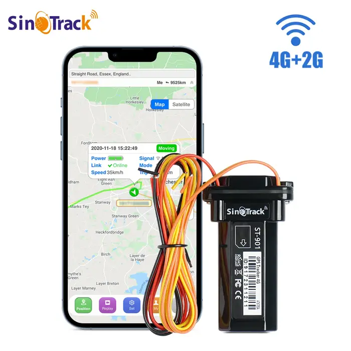 Meilleur traqueur GPS SinoTrack 4G, batterie intégrée étanche pour voiture, véhicule, appareil gps, 