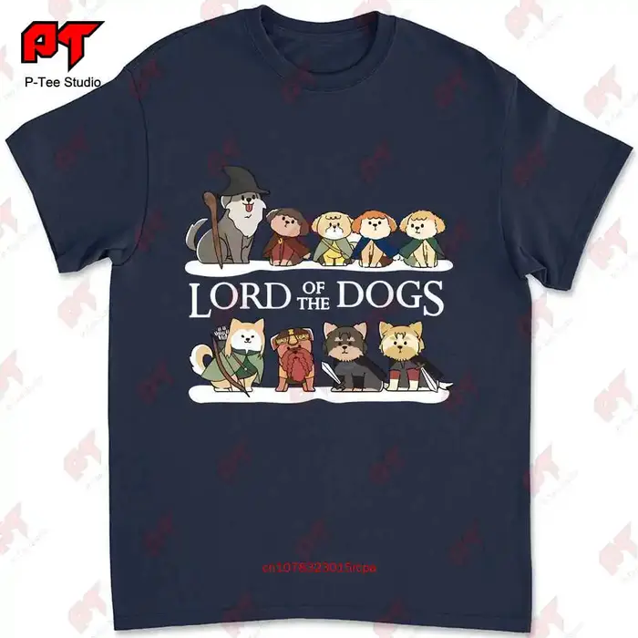 T-shirt Le Seigneur des Chiens, Tee Rings Lotr, LAS kein Mignon, Cadeau Drôle, Nerd, 4ANV