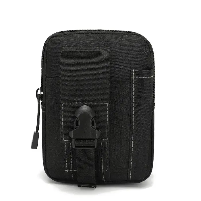 Pochette Molle multifonctionnelle, sac banane tactique, étui de ceinture, pochette portefeuille, étu