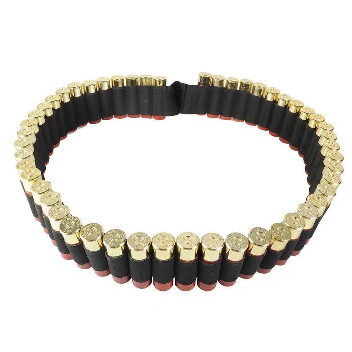 Ceinture de fusil de chasse tactique pour Sports de plein air, 50/56 cartouches, cartouche 12G avec 