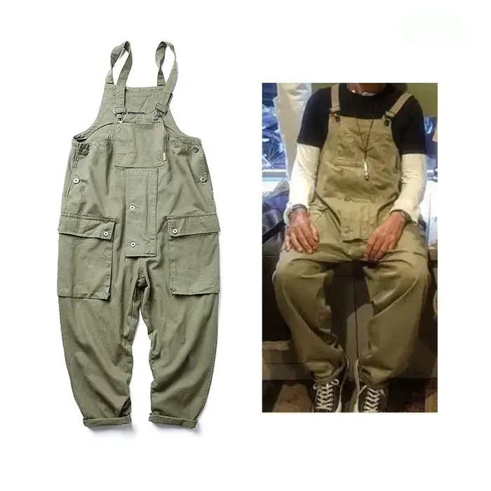 Salopette de chasse multi-poches safari style cargo pants - vêtement outdoor camouflage