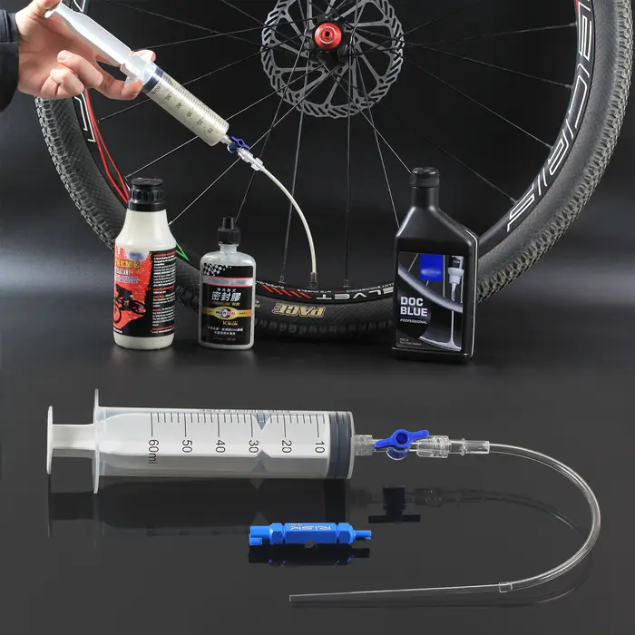 RISK – injecteur de pneu Tubeless, outil d'injection de mastic de vélo pour vtt, accessoires de vélo