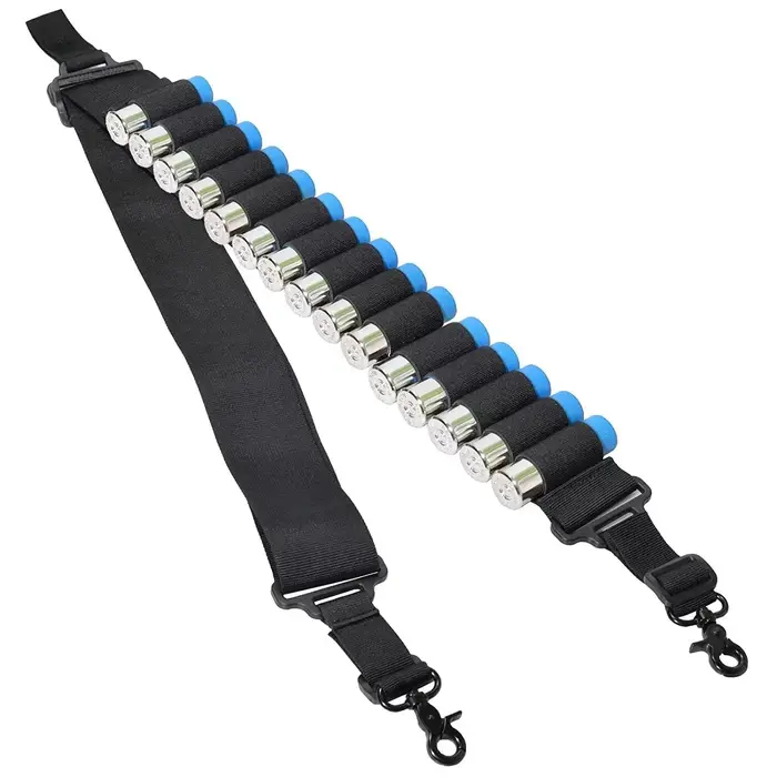 Tactique 15 cartouches de munitions ceinture fusil calibre 12 pochette
