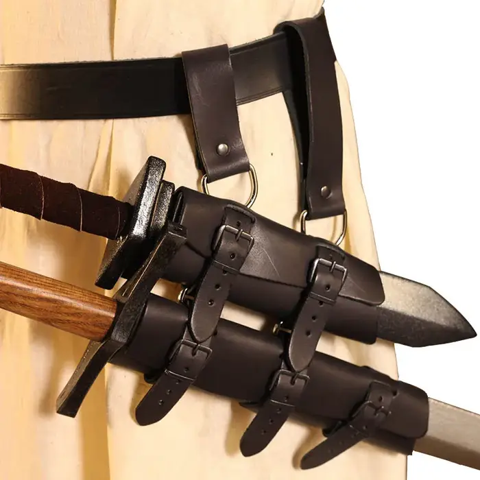 Gaine d'épée de samouraï de chevalier médiéval, poignard en PU Katana, support de fourreau, étui d'a