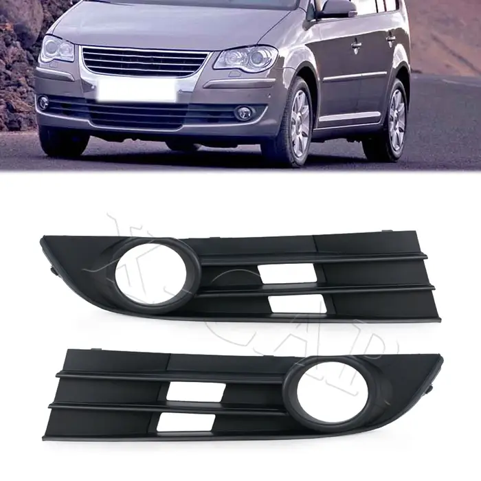 Cadre de couverture de phare antibrouillard pour pare-choc avant gauche et droit, Grille de phare an