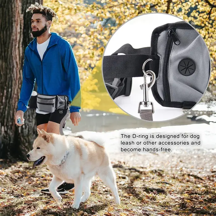 Sac de taille d'entraînement en plein air pour chien