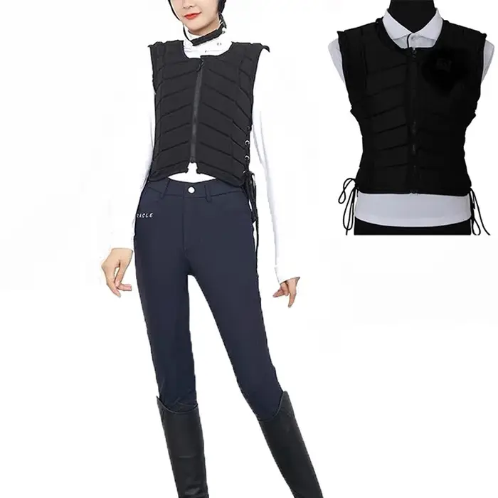 Gilet d'équitation pour cavalier, gilet de sécurité équestre pour rongeur, équipement de protection unisexe pour adultes et enfants, protection du corps pour cavalier