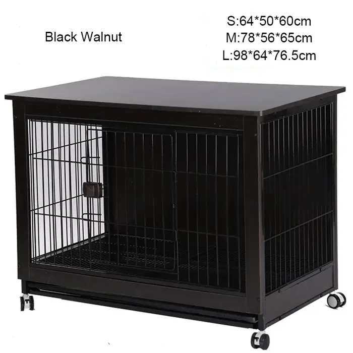 Charnières intérieures en fer et bois pour animaux de compagnie, nouvel arrivage, pour chiots