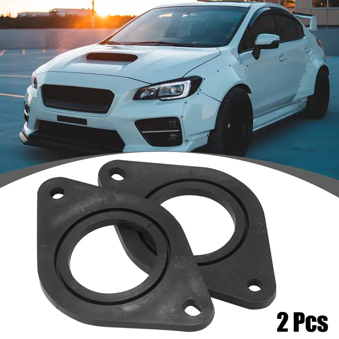 Uxcell 2 pièces en plastique noir Auto voiture Tweeter haut-parleur montage adaptateur support annea