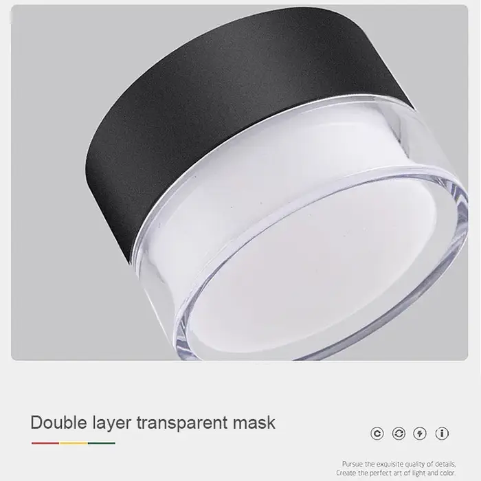 LED Downlight monté en Surface plafonnier nordique 9W 12W 15W 18W spot à intensité variable circulai