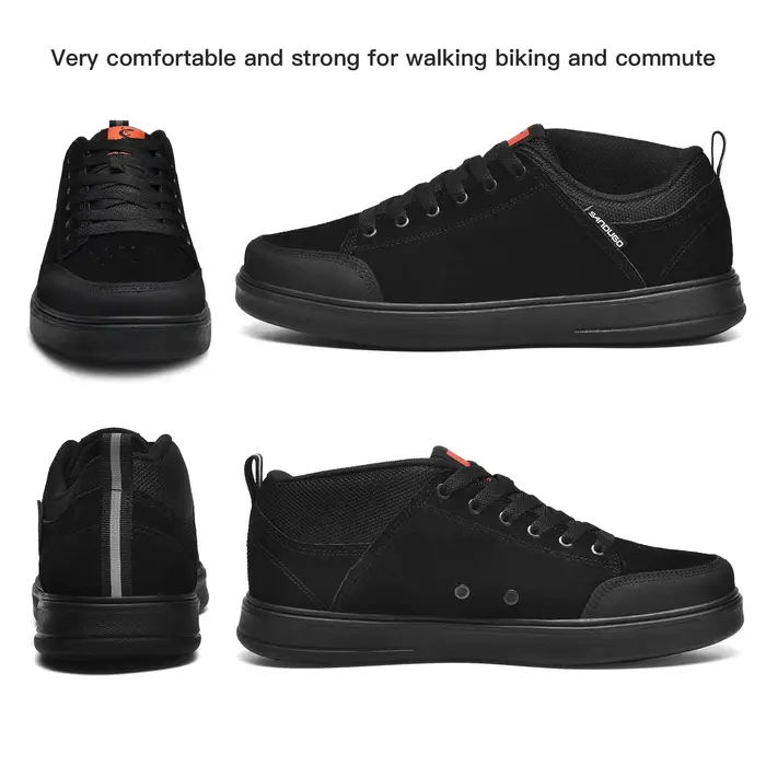 Chaussures vtt homme pour pédales plattes. Idéales pour le BMX, DH, enduro, free-ride