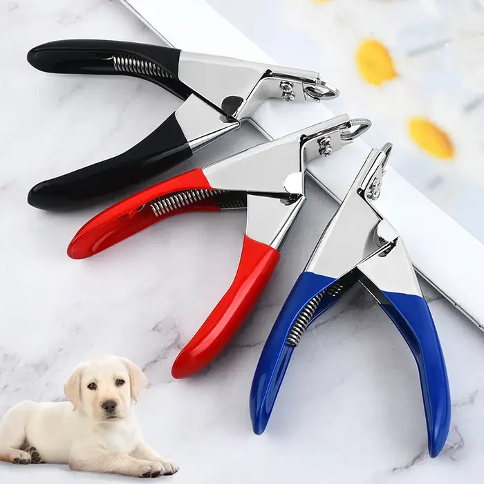 Coupe-ongles en acier inoxydable pour animaux de compagnie