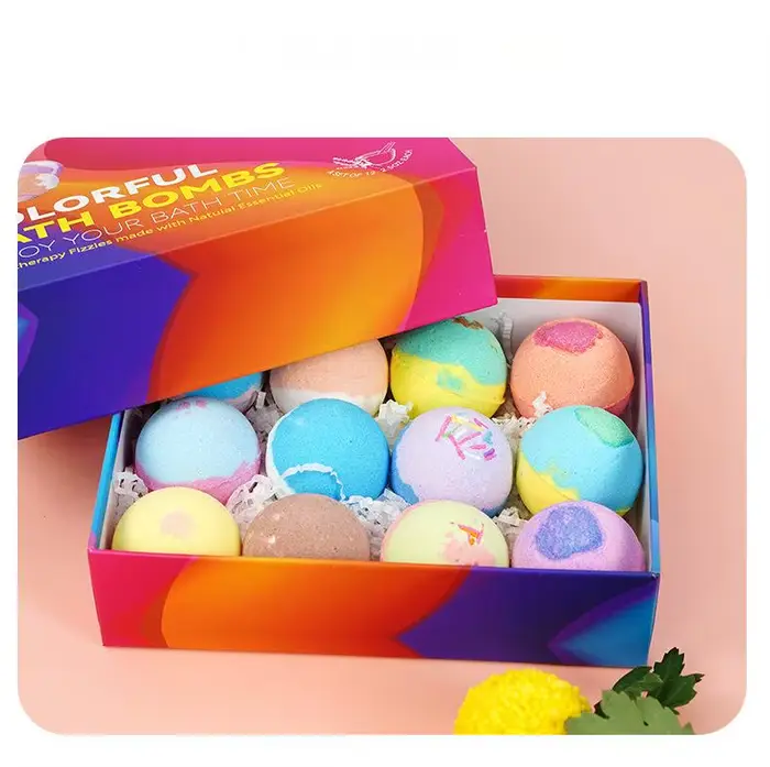 Pompes de bain sel hôtel ménage bain explosif boule de sel bain trempage pied 12 ensemble de boules 
