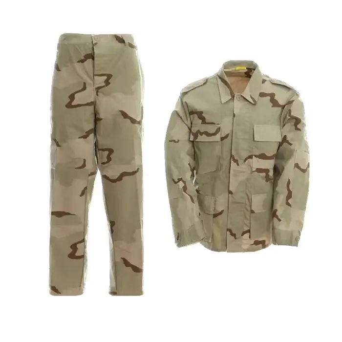 Uniforme de Combat du désert TOM DCU tactique, manches longues + pantalons longs, vêtements d'entraî