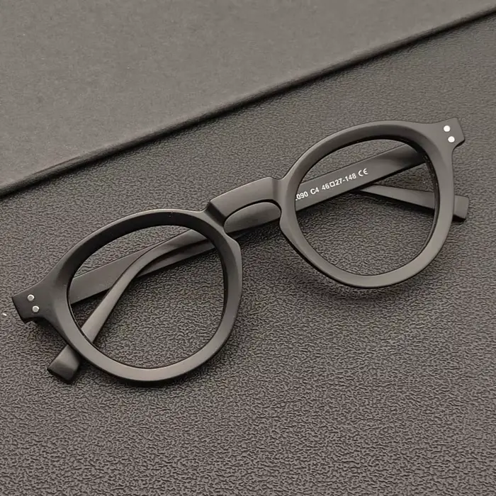 Nouveau rétro lunettes rondes cadre femmes hommes montures ordinateur Anti rayon bleu lunettes optiq