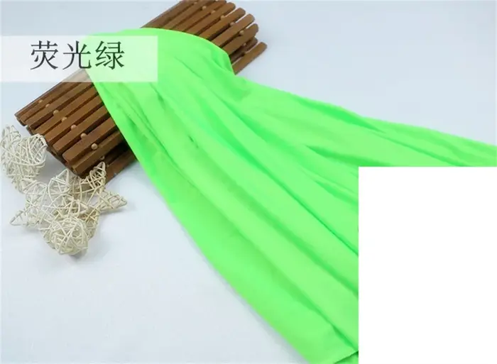 Tissu fluorescent élastique 150cm x 100cm, design de scène à haute élasticité, décoration de scène d