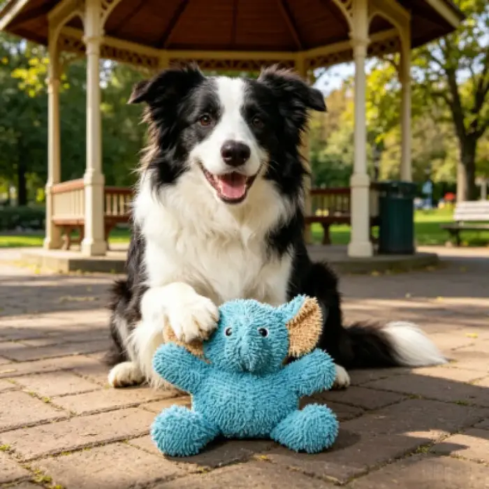 Jouet pour chien en peluche chenille en forme d'éléphant, résistant aux morsures, durable, avec son, pour petits chiens