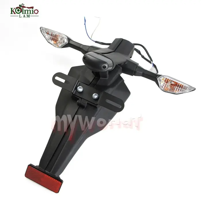 Garde-boue arrière en plastique ABS pour Kawasaki VERSYS KLE650 2021-2025 protection contre les débris de la route installation facile style élégant sécurité pour motards