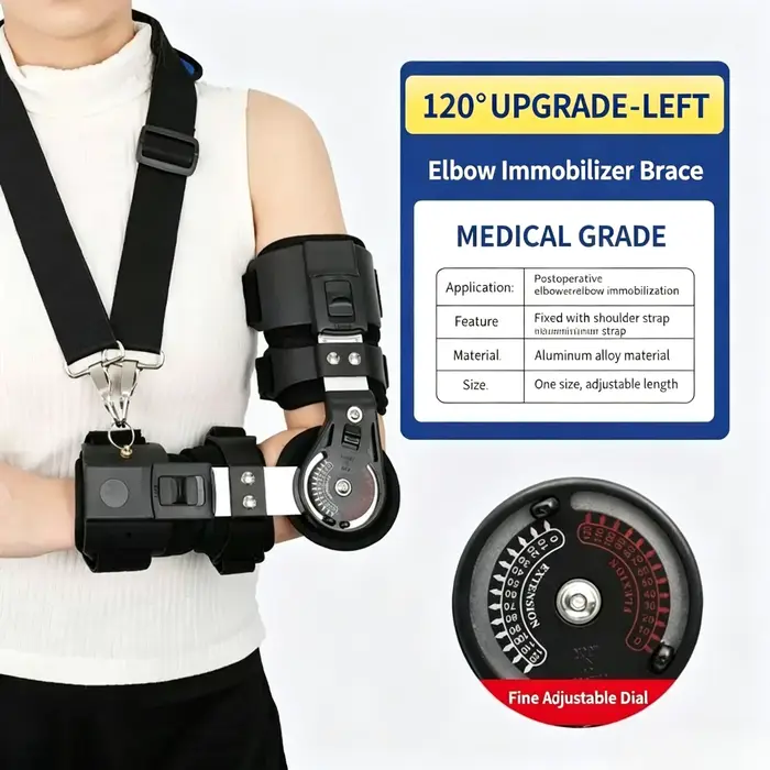 Attelle de Fixation du Coude, Écharpe d'Épaule et de Bras, Support Orthopédique pour Fixation des Fr